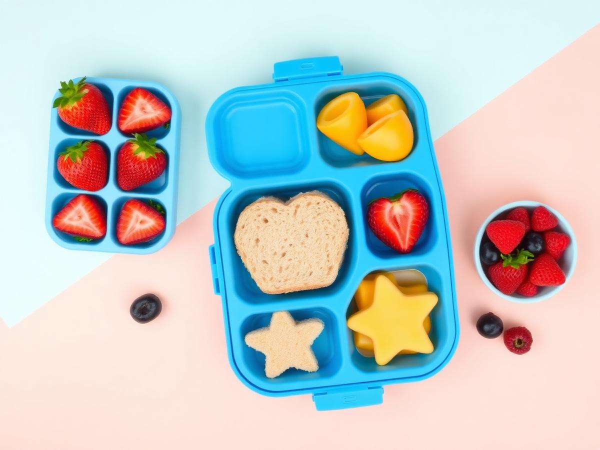 Lonchera saludable y colorida para niños